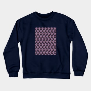 Purple Mosaic Tiles Crewneck Sweatshirt